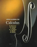 Book cover for Linear Algebra for Calculus