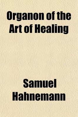 Book cover for Organon of the Art of Healing