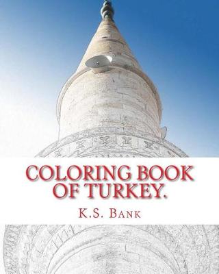 Book cover for Coloring Book of Turkey.