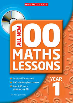 Book cover for All New 100 Maths Lessons, Year 1