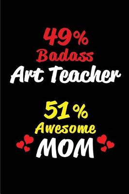 Book cover for 49% Badass Art Teacher 51% Awesome Mom