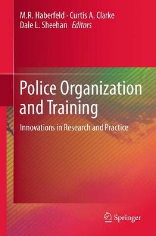 Cover of Police Organization and Training