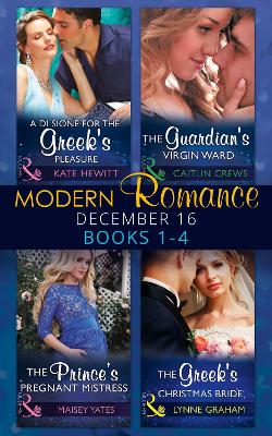 Book cover for Modern Romance December 2016 Books 1-4