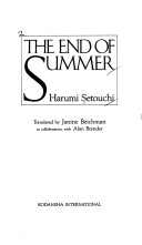 Cover of The End of Summer