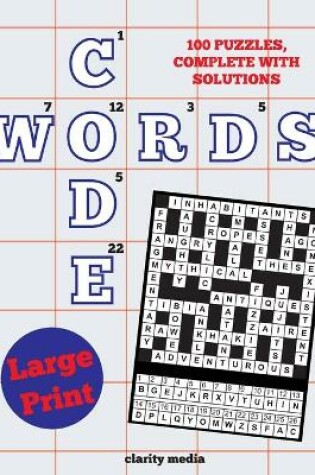 Cover of Large Print Code Words