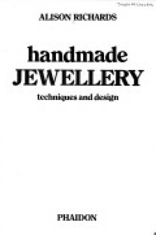 Cover of Handmade Jewellery