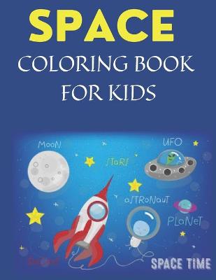 Book cover for Space Coloring Book for Kids