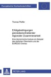 Book cover for Erfolgsbedingungen Grenzueberschreitender Regionaler Zusammenarbeit