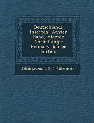 Book cover for Deutschlands Insecten, Achter Band, Vierter Abtheilung