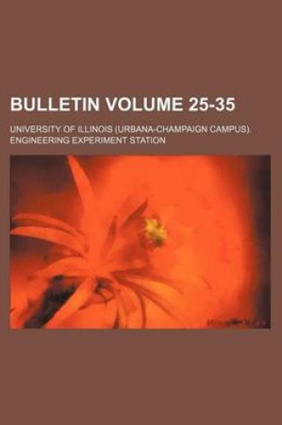 Cover of Bulletin Volume 25-35