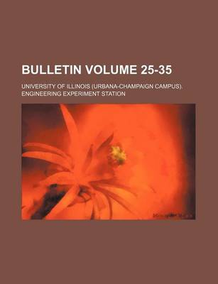 Book cover for Bulletin Volume 25-35