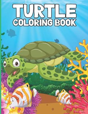 Book cover for Turtle Coloring Book