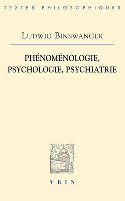 Cover of Phenomenologie, Psychologie, Psychiatrie