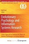 Book cover for Evolutionary Psychology and Information Systems Research