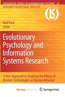 Cover of Evolutionary Psychology and Information Systems Research