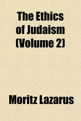 Book cover for The Ethics of Judaism (Volume 2)