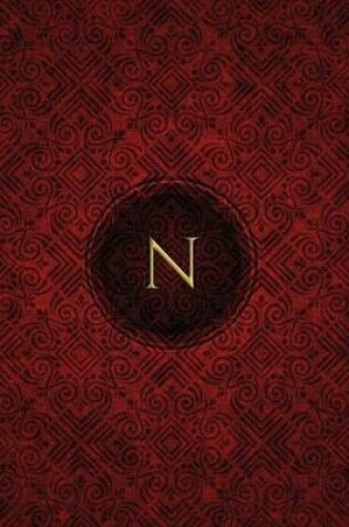 Cover of Monogram "N" Blank Sketchbook