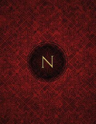 Cover of Monogram "N" Blank Sketchbook