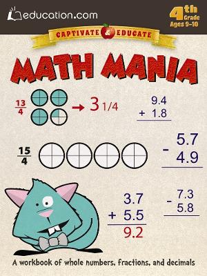 Book cover for Math Mania