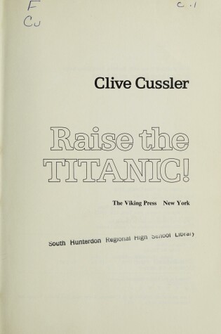 Raise the Titanic!