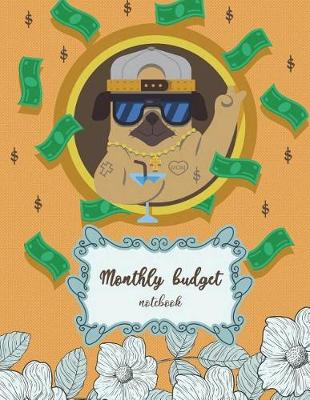 Book cover for Monthly budget notebook
