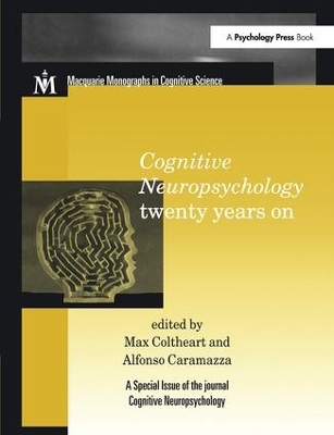 Cover of Cognitive Neuropsychology Twenty Years On