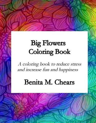 Book cover for Big Flowers Coloring Book