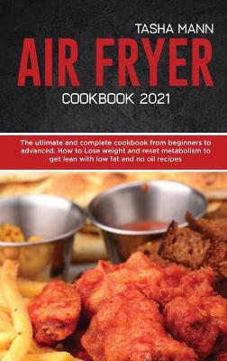 Book cover for Air Fryer cookbook 2021