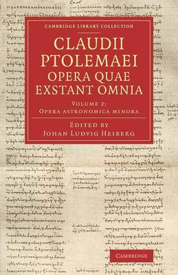 Cover of Claudii Ptolemaei opera quae exstant omnia