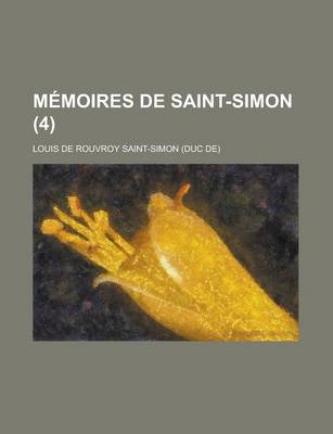 Book cover for Memoires de Saint-Simon (4)