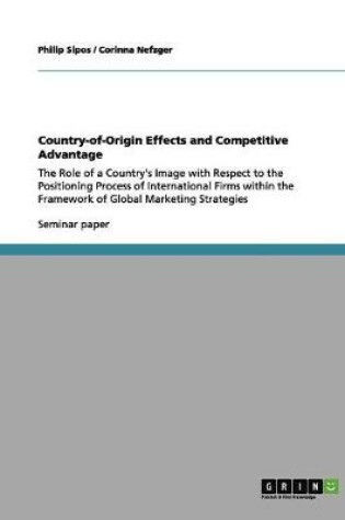 Cover of Country-of-Origin Effects and Competitive Advantage