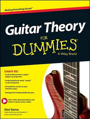 Book cover for Guitar Theory for Dummies: Book + Online Video & Audio Instruction
