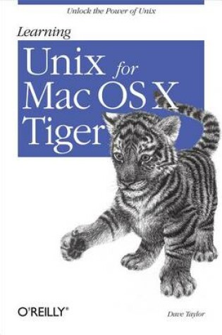 Cover of Learning Unix for Mac OS X Tiger