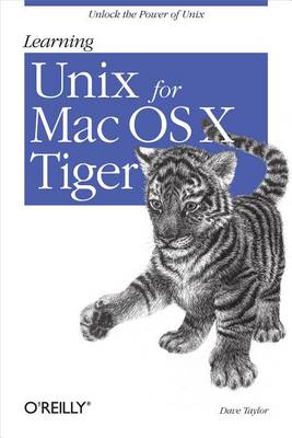 Book cover for Learning Unix for Mac OS X Tiger