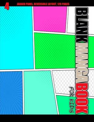 Book cover for Blank Manga Book for Kids 4