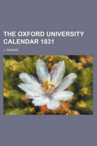 Cover of The Oxford University Calendar 1831