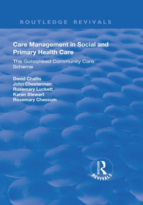 Cover of Care Management in Social and Primary Health Care