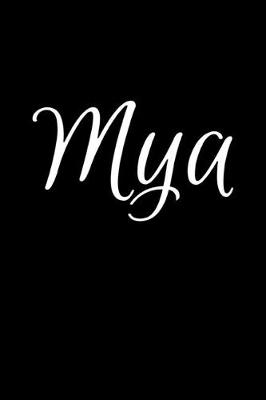 Book cover for Mya