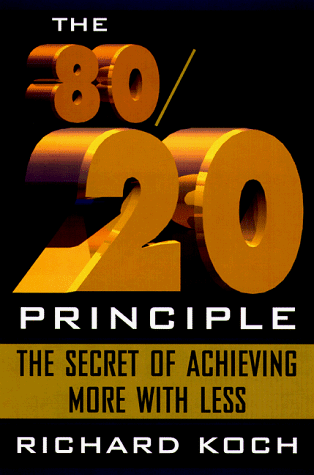 Book cover for The 80-20 Principle