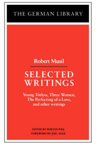 Cover of Selected Writings: Robert Musil