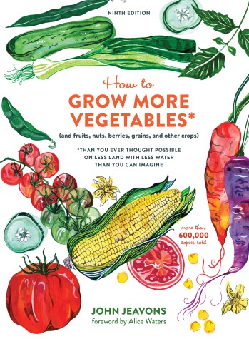 Book cover for How to Grow More Vegetables, Ninth Edition