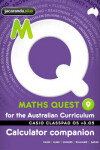 Book cover for Maths Quest 9 for the Australian Curriculum Casio Classpad Calculator Companion