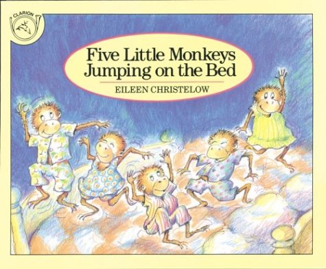 Book cover for Five Little Monkeys Jumping on the Bed