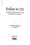 Book cover for Kulap in Oz: a Thai View of Australian Life and Society in the Late 1940s