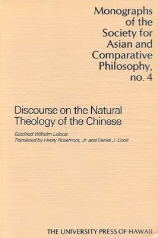 Cover of Discourse on the Natural Theology of the Chinese