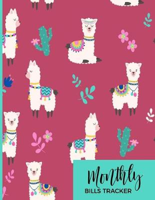 Book cover for Alpaca Monthly Bills Tracker