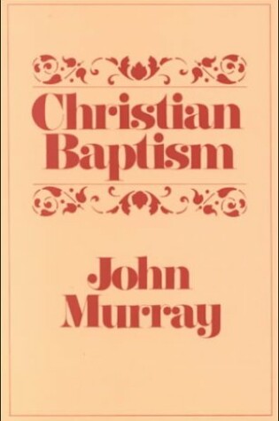 Cover of Christian Baptism