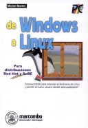 Book cover for de Windows a Linux - Para Distribuciones Red Hat