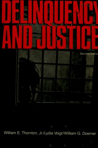 Cover of Delinquency and Justice