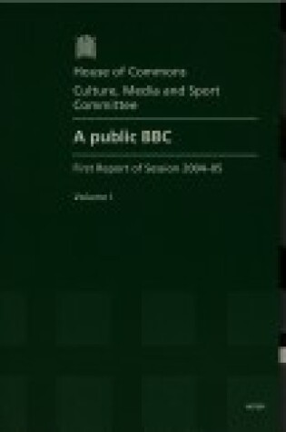 Cover of A public BBC